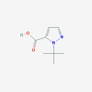 molecular formula C8H12N2O2 B1149427 1-tert-butyl-1H-pyrazole-5-carboxylic acid CAS No. 1503816-02-1