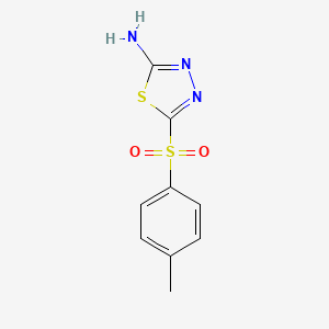 5-(4-Methylphenyl)sulfonyl-1,3,4-thiadiazol-2-amine