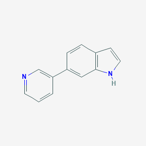 molecular formula C13H10N2 B114947 6-pyridin-3-yl-1H-indole CAS No. 147621-19-0