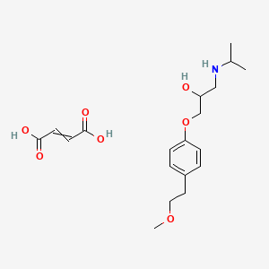 But-2-enedioic acid; 1-[4-(2-methoxyethyl)phenoxy]-3-(propan-2-ylamino)propan-2-ol