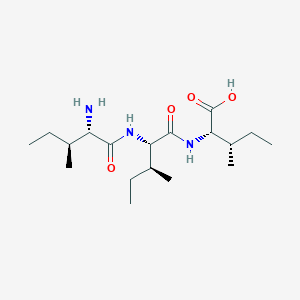 (2S,3S)-2-[[(2S,3S)-2-[[(2S,3S)-2-amino-3-methylpentanoyl]amino]-3-methylpentanoyl]amino]-3-methylpentanoic acid