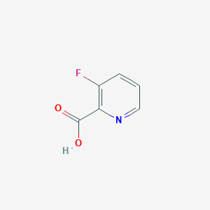 molecular formula C6H4FNO2 B114950 3-Fluoropyridine-2-carboxylic acid CAS No. 152126-31-3