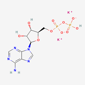 molecular formula C10H13K2N5O10P2 B1149546 Adenosine 5'-diphosphate dipotassium salt CAS No. 114702-55-5
