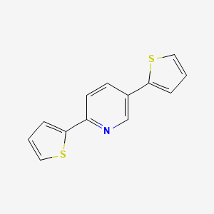 molecular formula C13H9NS2 B1149555 2,5-Bis(2-thienyl)pyridine CAS No. 109612-01-3