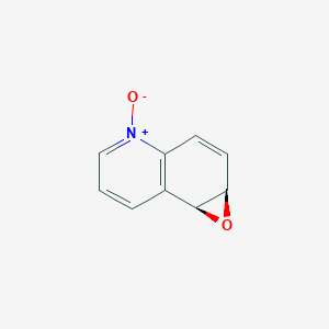 molecular formula C9H7NO2 B114957 (+-)-cis-5,6-Epoxy-5,6-dihydroquinoline N-oxide CAS No. 142044-38-0