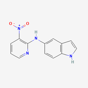 molecular formula C13H10N4O2 B1149574 N-(3-nitropyridin-2-yl)-1H-indol-5-amine CAS No. 156499-27-3