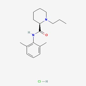 molecular formula C17H27ClN2O B1149583 Ropivacaine hydrochloride, (R)- CAS No. 112773-90-7