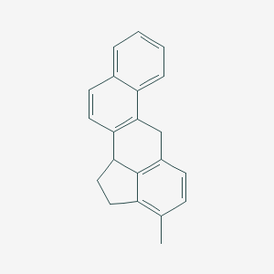 molecular formula C21H18 B114962 Benz(j)aceanthrylene, 1,2,6,12b-tetrahydro-3-methyl- CAS No. 63041-50-9