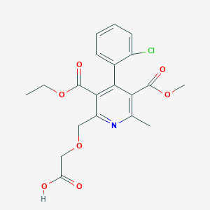 molecular formula C20H20ClNO7 B114965 Amlodipine metabolite CAS No. 113994-45-9