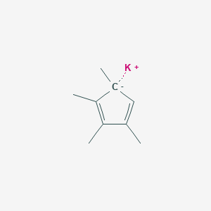 molecular formula C9H13K B114967 Potassium;1,2,3,5-tetramethylcyclopenta-1,3-diene CAS No. 150239-39-7