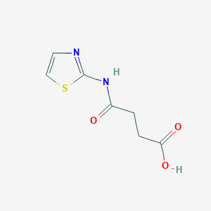 molecular formula C7H8N2O3S B011497 N-Thiazol-2-yl-succinamic acid CAS No. 19692-00-3