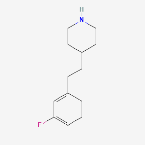 4-[2-(3-Fluorophenyl)ethyl]piperidine