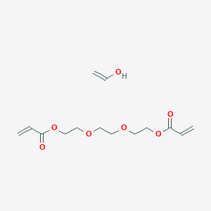 molecular formula C14H22O7 B114972 ethenol;2-[2-(2-prop-2-enoyloxyethoxy)ethoxy]ethyl prop-2-enoate CAS No. 143114-02-7