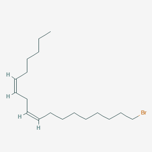 molecular formula C18H33Br B1149721 (6Z,9Z)-18-bromooctadeca-6,9-diene CAS No. 13044-37-6