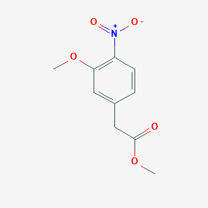 molecular formula C10H11NO5 B1149779 Methyl 2-(3-methoxy-4-nitrophenyl)acetate CAS No. 162663-13-0