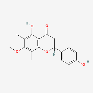molecular formula C18H18O5 B1149788 Angophorol 