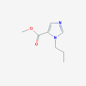 molecular formula C8H12N2O2 B114979 methyl 1-propyl-1H-imidazole-5-carboxylate CAS No. 149096-33-3
