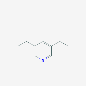molecular formula C10H15N B011498 3,5-Diethyl-4-methylpyridine CAS No. 101290-49-7