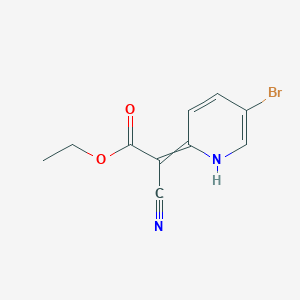 ethyl 2-(5-bromo-1H-pyridin-2-ylidene)-2-cyanoacetate