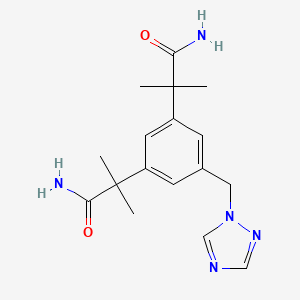 molecular formula C17H23N5O2 B1149846 Anastrozole Diamide CAS No. 120512-04-1