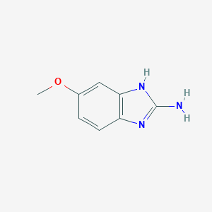 molecular formula C8H9N3O B114986 5-Methoxy-1H-benzimidazole-2-ylamine CAS No. 6232-91-3