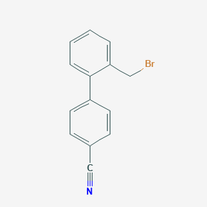 molecular formula C14H10BrN B114993 4-(2-Bromomethylphenyl)benzonitrile CAS No. 146534-79-4