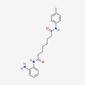 molecular formula C21H27N3O2 B1149953 N'-(2-aminophenyl)-N-(4-methylphenyl)octanediamide 