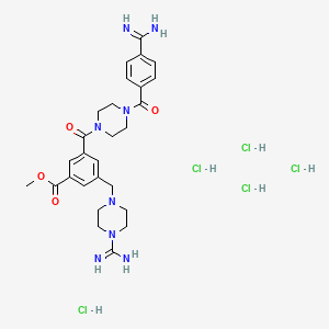 molecular formula C27H39Cl5N8O4 B1149965 CBB1007 hydrochloride 