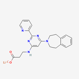 molecular formula C22H22LiN5O2 B1149967 GSK-J1 lithium salt 