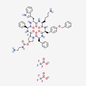 molecular formula C62H68F6N10O13 B1149991 Pasireotide ditrifluoroacetate 