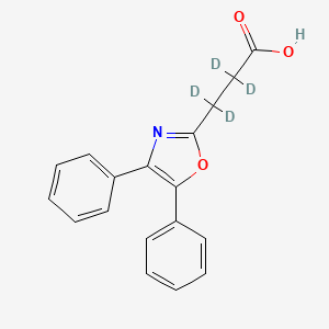 molecular formula C18H15NO3 B1149992 Oxaprozin D4 