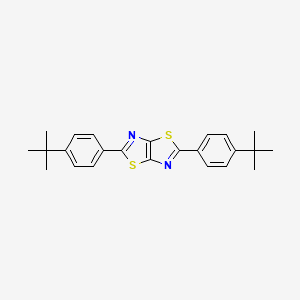 molecular formula C24H26N2S2 B11499929 2,5-Bis[4-(tert-butyl)phenyl]-1,3-thiazolo[5,4-d]1,3-thiazole 