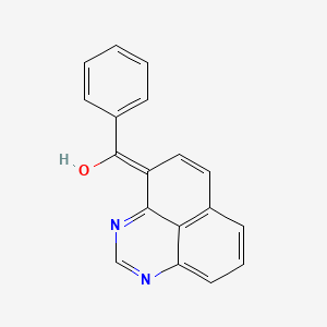 molecular formula C18H12N2O B11500262 1H-perimidin-9-yl(phenyl)methanone 