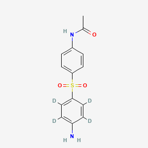 molecular formula C14H14N2O3S B1150028 N-acetyl Dapsone D4 
