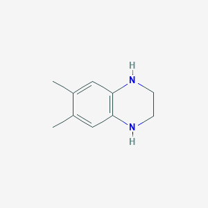 molecular formula C10H14N2 B115003 6,7-dimethyl-1,2,3,4-tetrahydroquinoxaline CAS No. 10579-68-7