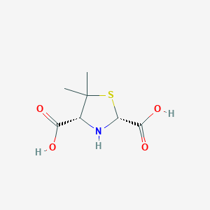 molecular formula C7H11NO4S B115006 5,5-Dimethylthiazolidine-2,4-dicarboxylic acid CAS No. 142185-31-7