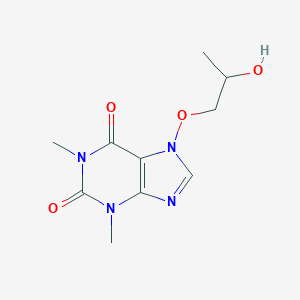 molecular formula C10H14N4O4 B011501 7-(2-Hydroxypropoxy)theophylline CAS No. 19729-83-0