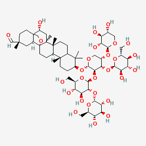 molecular formula C55H86O24 B1150181 Saponins CAS No. 8047-15-2