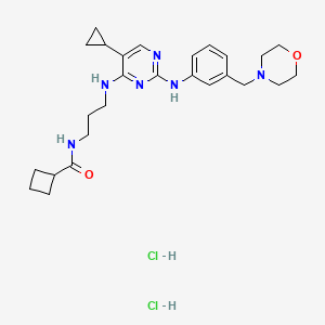 molecular formula C26H38Cl2N6O2 B1150241 MRT67307 dihydrochloride 