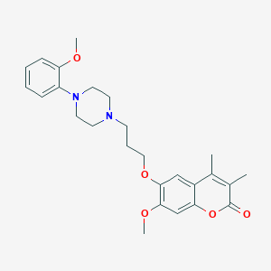 molecular formula C26H32N2O5 B115033 Anseculin CAS No. 155773-59-4