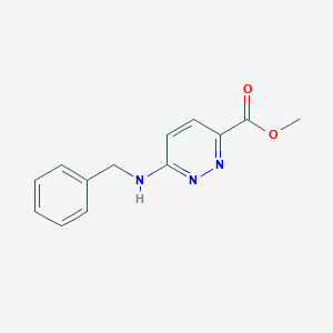 molecular formula C13H13N3O2 B115034 Methyl 6-(benzylamino)pyridazine-3-carboxylate CAS No. 142054-70-4