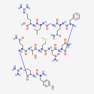 molecular formula C64H100N22O19S B1150346 Adrenomedullin (1-12), human 