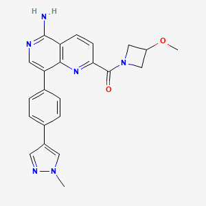 molecular formula C23H22N6O2 B1150355 CDK8-IN-16 