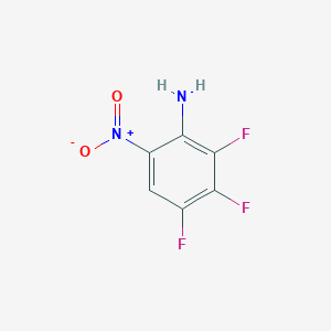 molecular formula C6H3F3N2O2 B115037 2,3,4-Trifluoro-6-nitroaniline CAS No. 148416-38-0
