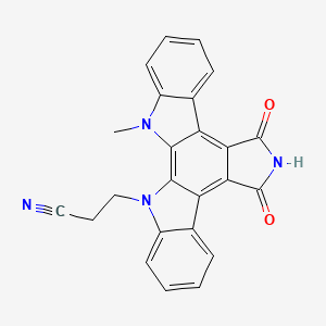 molecular formula C24H16N4O2 B1150375 Indolocarbazole deriv. 3k 