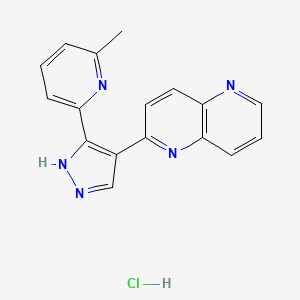 molecular formula C17H14ClN5 B1150382 ALK5 Inhibitor II (hydrochloride) 