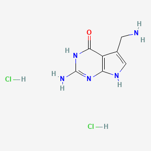 molecular formula C7H11Cl2N5O B1150385 preQ1 Dihydrochloride CAS No. 1340875-03-7