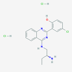 molecular formula C18H21Cl3N4O B1150386 PKD-IN-1 dihydrochloride CAS No. 956121-30-5