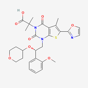 molecular formula C28H31N3O8S B1150415 Firsocostat (S enantiomer) 