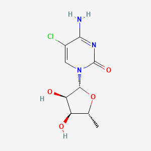 molecular formula C₉H₁₂ClN₃O₄ B1150473 5-Chloro-5'-deoxycytidine 